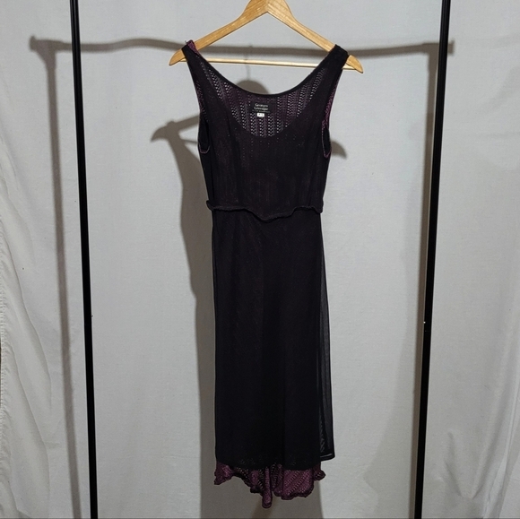 Georges Levesque Pour Scandale dress boho 1980s designer whimsigoth XS vintage - Picture 10 of 15